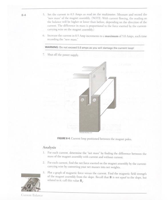 Solved Prelab 8: Current Balance Name: 1. What is the | Chegg.com