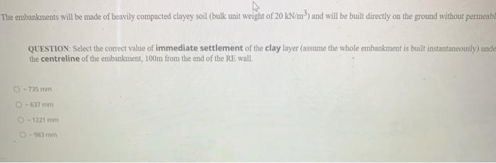 Solved . The cross section of the soil profile below the | Chegg.com
