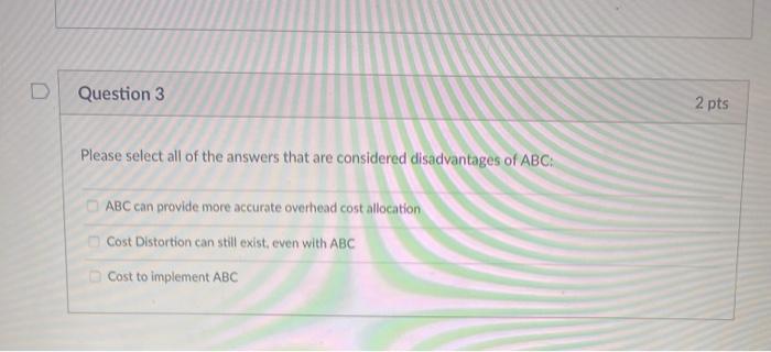 Solved Please select all of the answers that are considered | Chegg.com