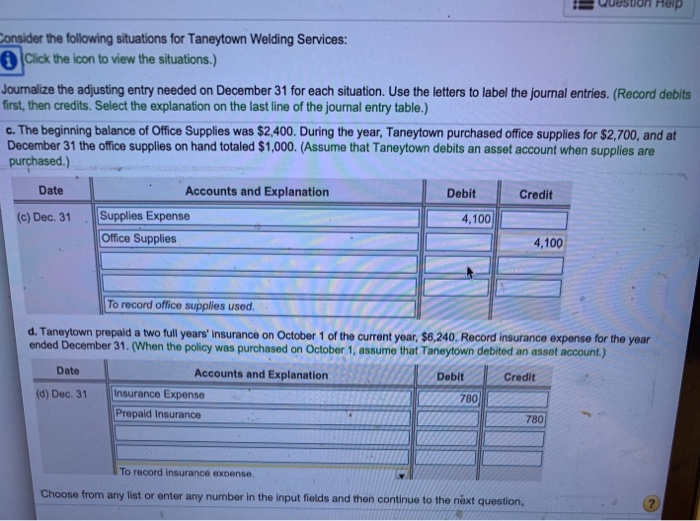 Solved More Info То a. Depreciation for the current year