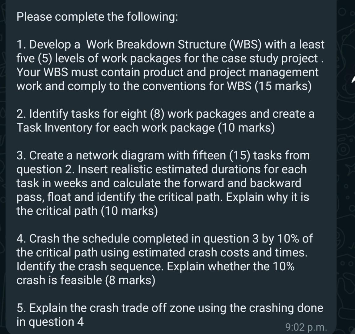 Solved Please complete the following: 1. Develop a Work | Chegg.com