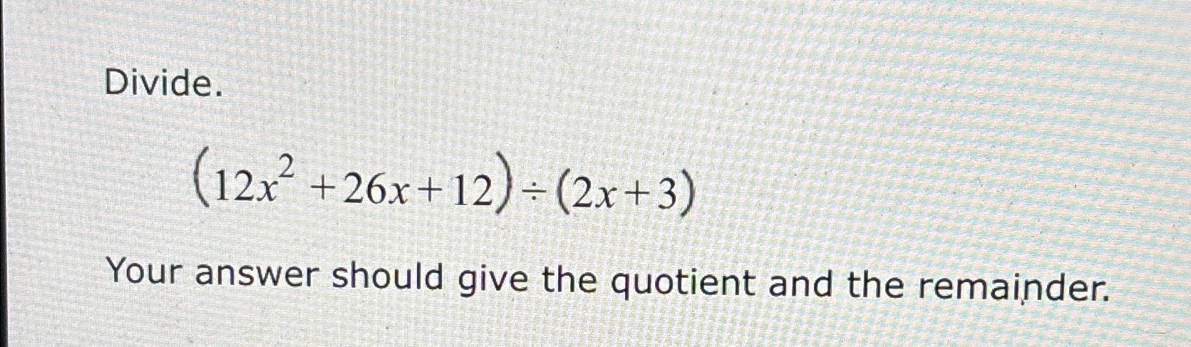 2 12 (- 2x 3 answer