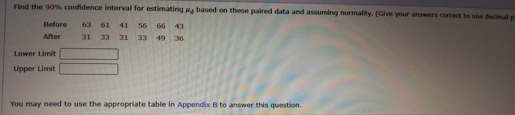 Solved Find the 90% confidence interval for estimating He | Chegg.com