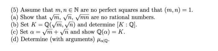 Solved This is an advanced problem in abstract algebra. | Chegg.com