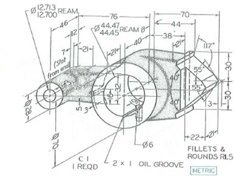 Solved: FIGURE Motor Switch Lever. Draw or sketch necessary vie ...