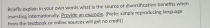 Solved Briefly explain in your own words what is the source | Chegg.com