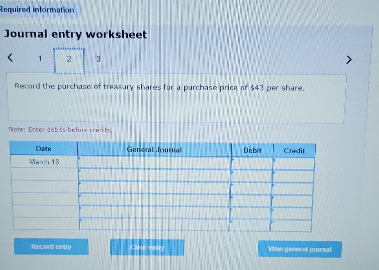 Solved Journal Entry Worksheet Record The Issuance Of Common Chegg