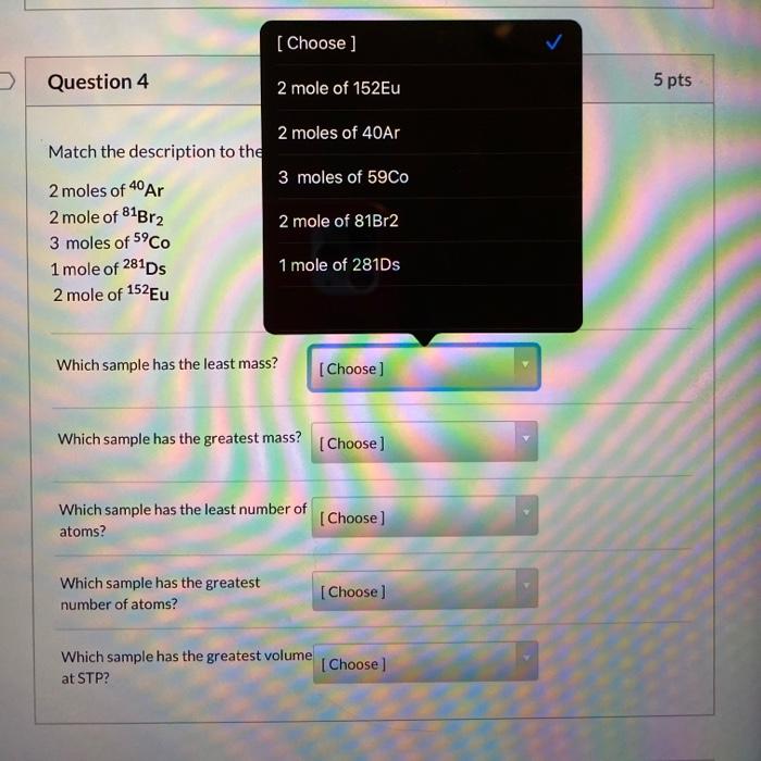 Solved Question 3 5 pts Match the statements to the | Chegg.com