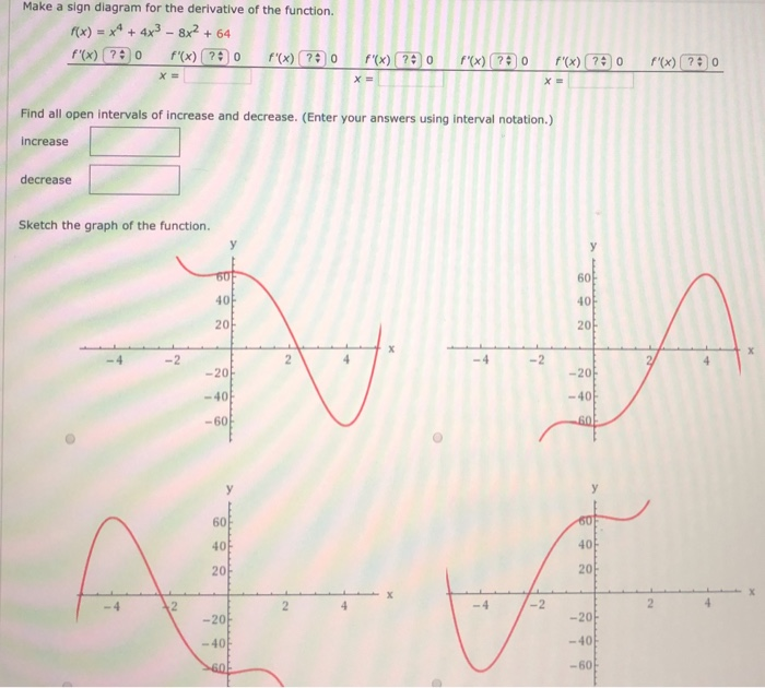 Solved 2 After Finding The Asymptotes And Making A Sign Chegg Com