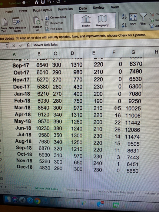 29. The Excel file Olympic Track and Field Data pro