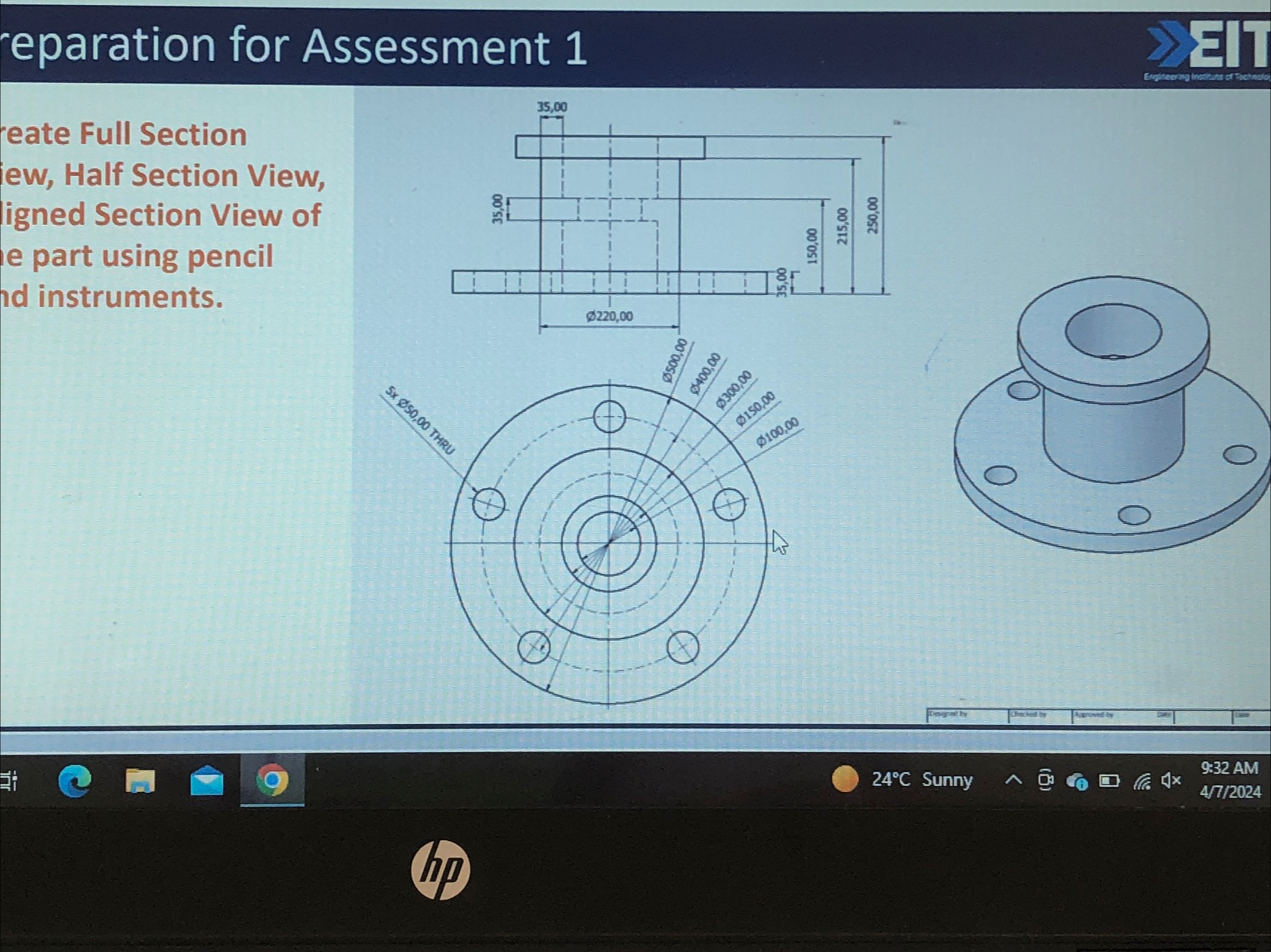 Solved eparation for Assessment 1eate Full Section iew, Half | Chegg.com