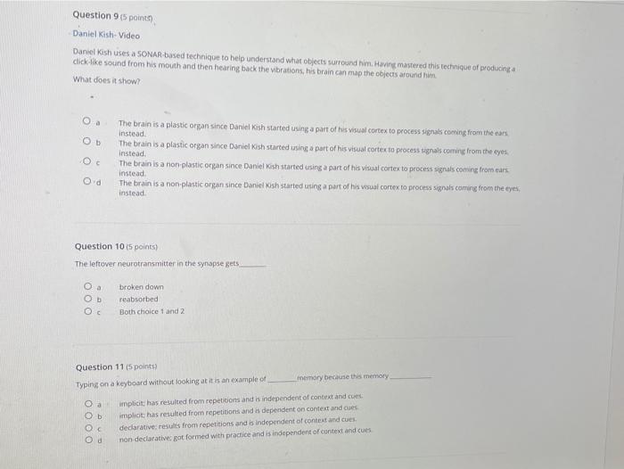 Solved Question 4 125 points) Match the following Column A | Chegg.com