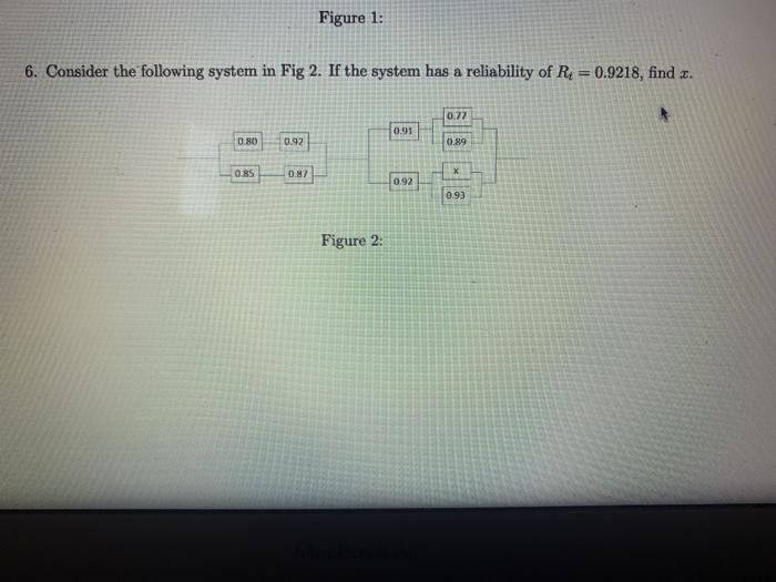 Solved Figure 1: 6. Consider the following system in Fig 2. | Chegg.com