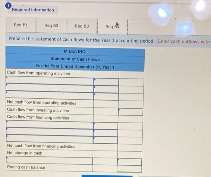 Solved B Prepare The Income Statement Statement Of 5755