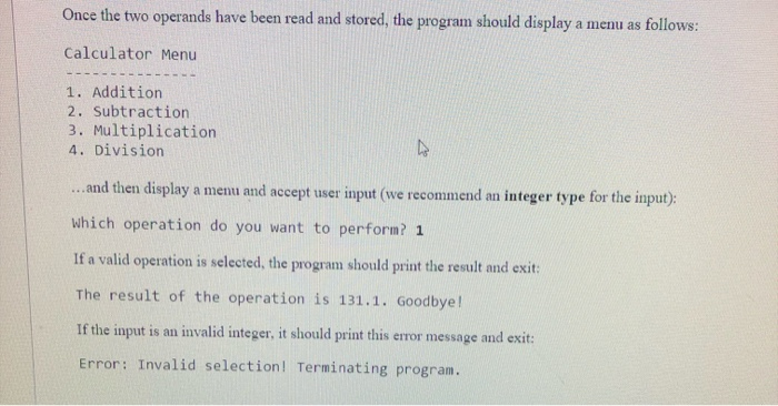 Solved This is a quick little assignment I have to do, but I | Chegg.com