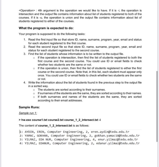 Solved In this assignment, you are going to write a C | Chegg.com