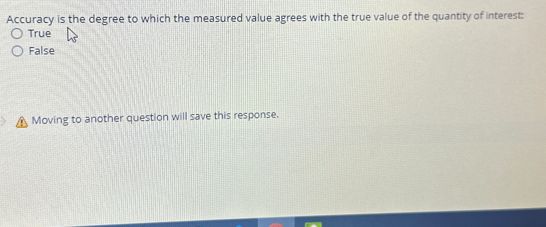 Solved Accuracy is the degree to which the measured value | Chegg.com