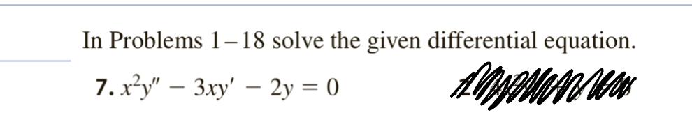Solved In Problems 1-18 ﻿solve the given differential | Chegg.com