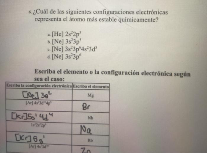 solved-which-of-the-following-electron-configurations-chegg