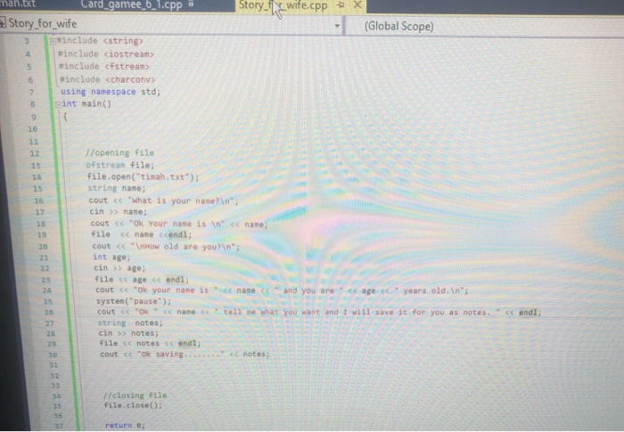 Solved So, today I learned how to write codes to files. can | Chegg.com