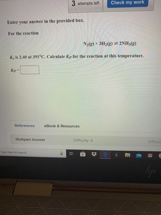 Solved 3 attempts left Check my work Enter your answer in | Chegg.com