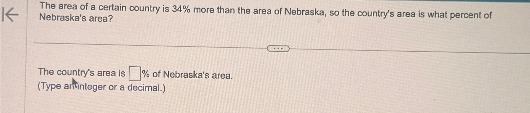 solved-the-area-of-a-certain-country-is-34-more-than-the-chegg