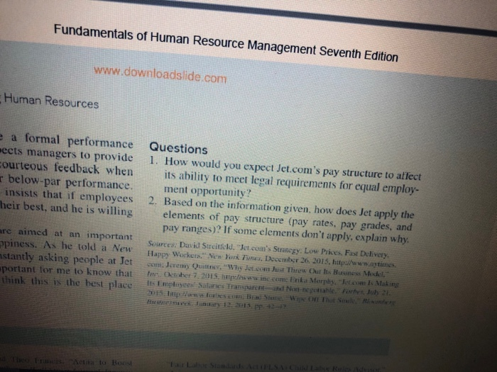 Download Fundamentals Of Human Resource Management Seventh Chegg Com