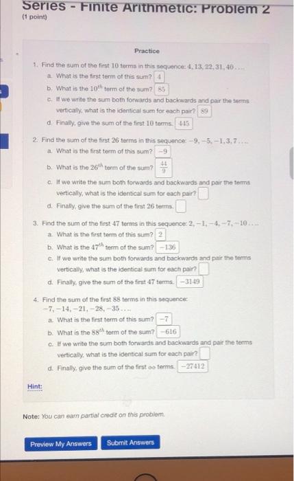 Solved Practice Find The Sum Of All The Positive Whole 