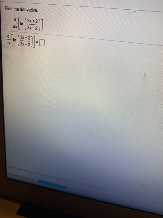 Solved 3.9.16 Find the derivative of the following function. | Chegg.com