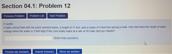 Solved Section 04.1: Problem 3 Previous Problem Problem List | Chegg.com