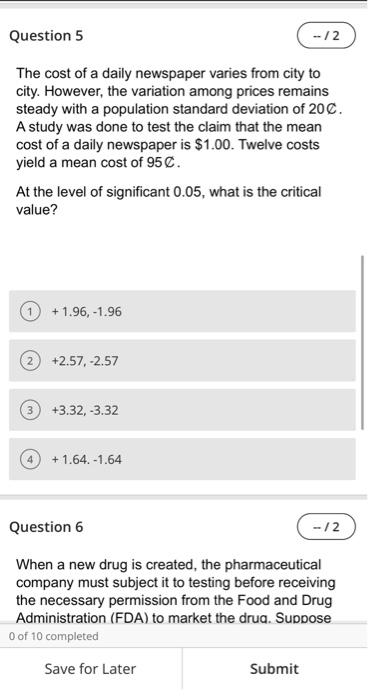 solved-question-3-12-the-cost-of-a-daily-newspaper-varies-chegg