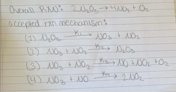 Solved Can someone explain how the overall rxn is determined | Chegg.com