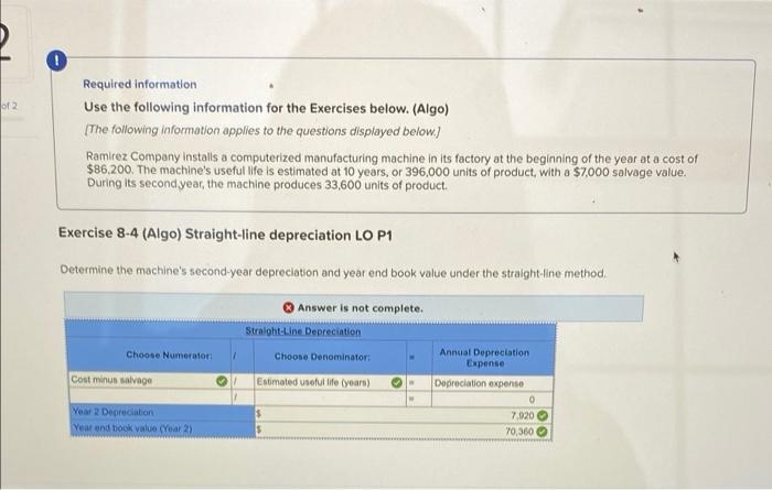 Solved 0 of 2 Required information Use the following | Chegg.com