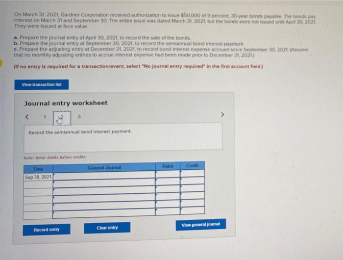 Solved On March 31 2021 Gardner Corporation Received Chegg