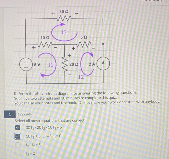 Solved Refer to the above circuit diagram for answering the | Chegg.com