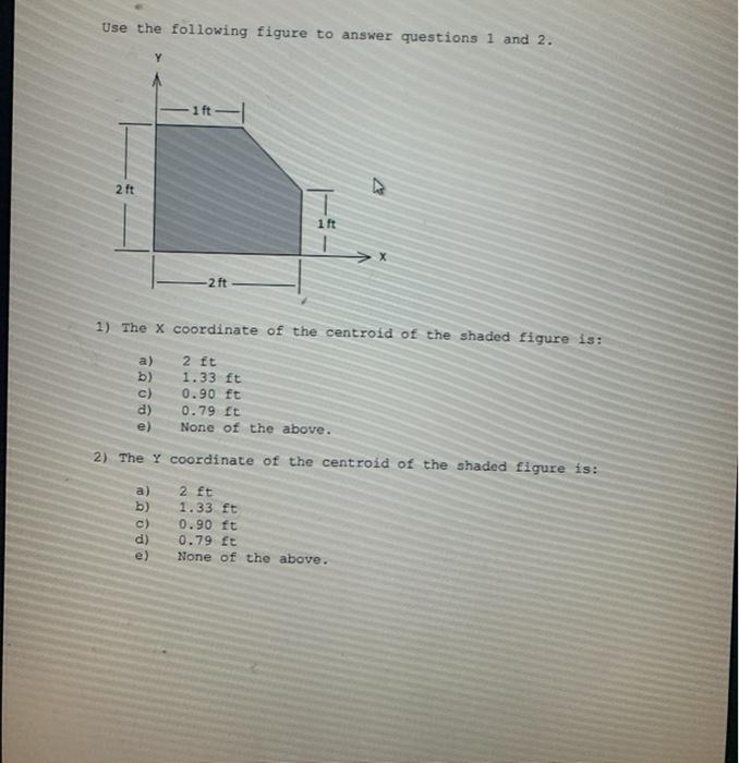 Solved Use the following figure to answer questions 1 and 2. | Chegg.com