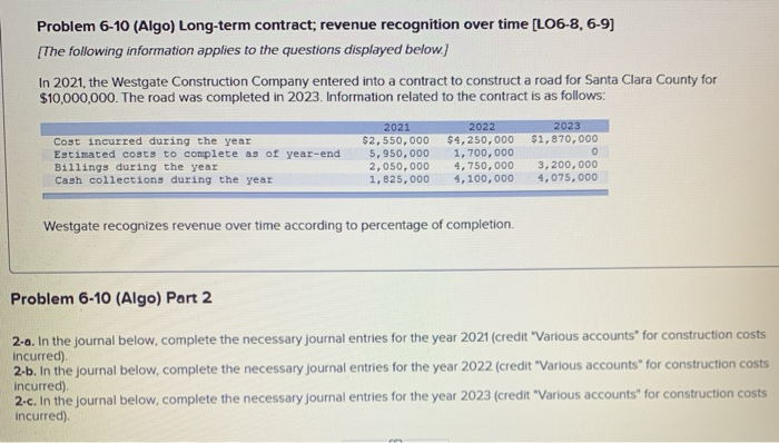 Solved The journal entry of three years are including 1. | Chegg.com
