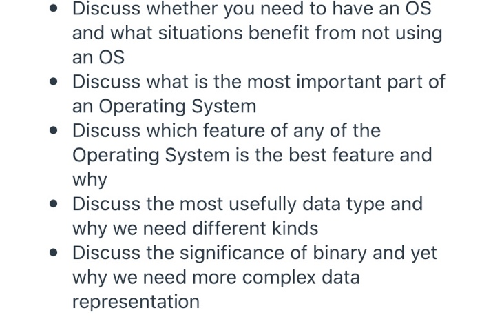 why is an operating system very important