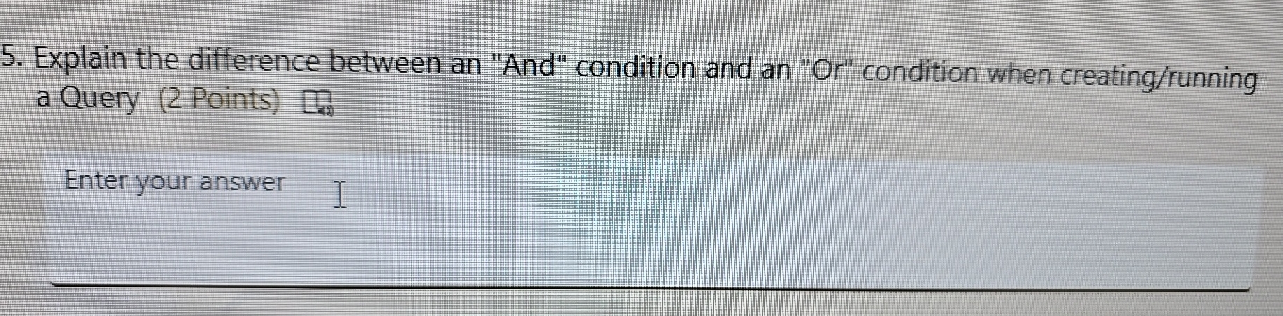 Solved Explain the difference between an 