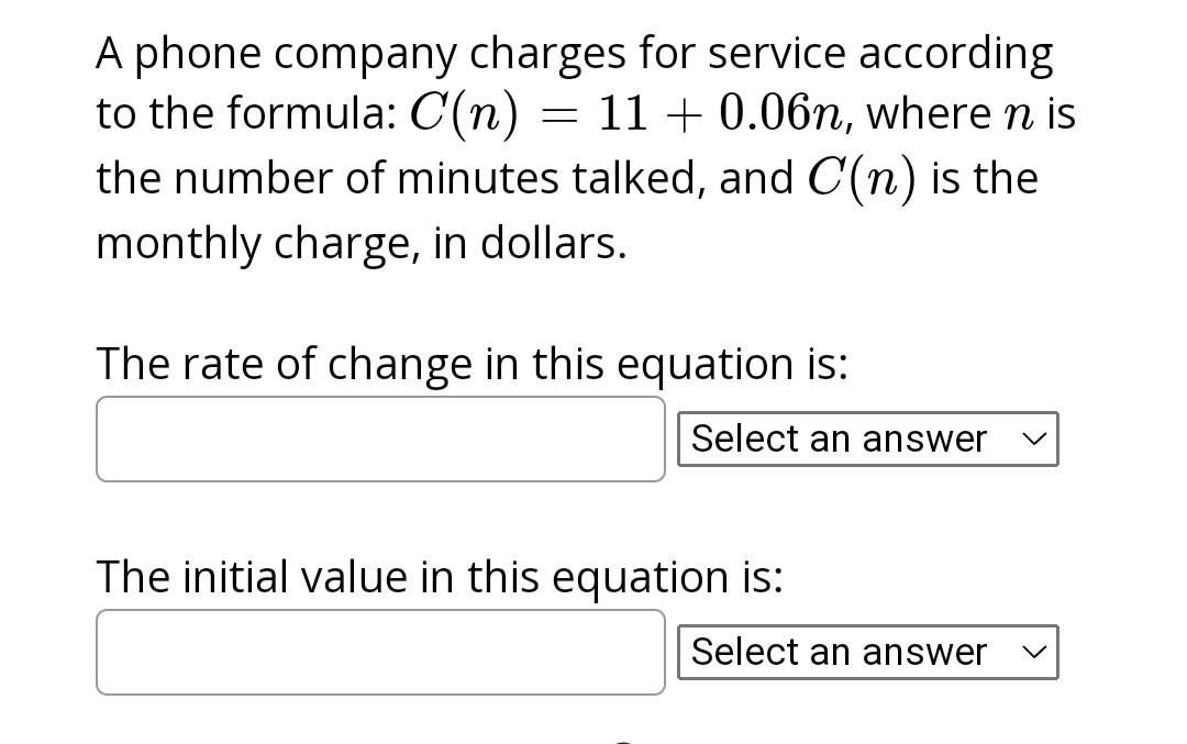 charge formula