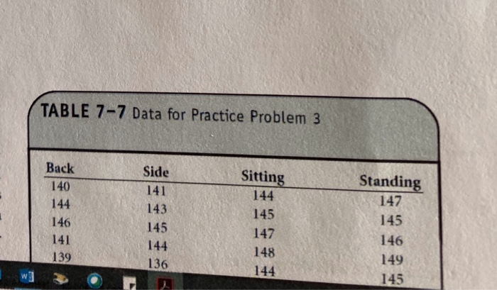 Solved 3. The data in Table 7-7 are collected in an | Chegg.com