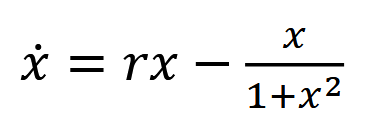 ẋ = rx - (x1+x2) * ﻿determine the critical | Chegg.com