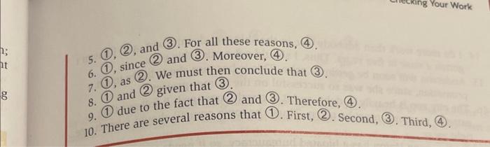 Diagram Each Of The Following Arguments, Using The | Chegg.com