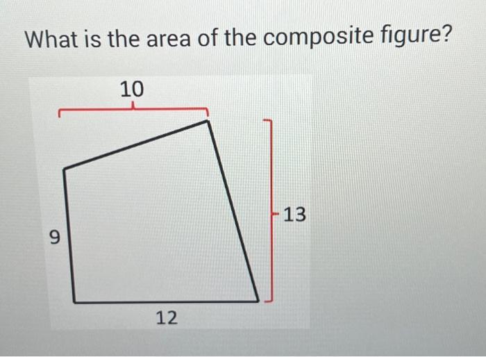 Solved What Is The Area Of The Composite Figure? | Chegg.com