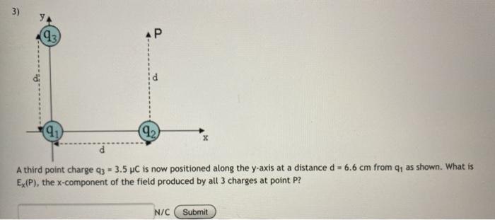 Solved Electric Field from Point Charges √2 3 4 56 Two point | Chegg.com