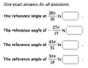 Solved Give exact answers for all questions. Give exact | Chegg.com