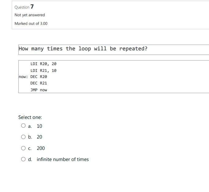 Solved A. 10 B. 20 C. 200 | Chegg.com