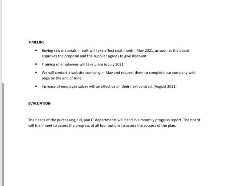 Solved SUBARU INVESTMENT PLAN RATIONALE Subaru has been one