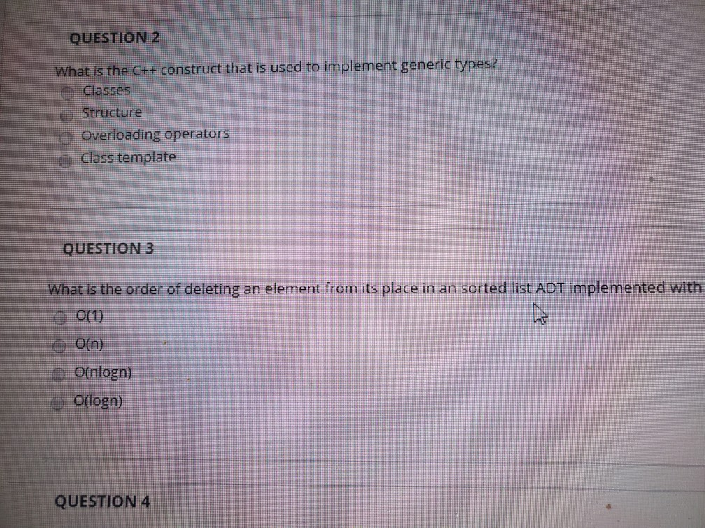 Solved Question 2 What Is The C Construct That Is Used To Chegg Solved Question 2 What Is The C Construct That Is Used To Chegg