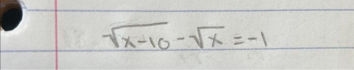 6 x square root 5 x minus 10